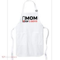 Mom Of 2 Boys Low Battery Apron thumb 0
