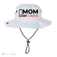 Mom Of 2 Boys Low Battery Bucket Hat thumb 0