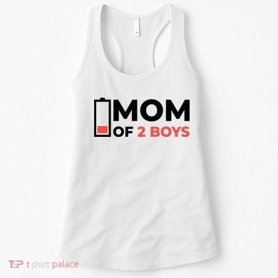 Mom Of 2 Boys Low Battery Women's Tank Top