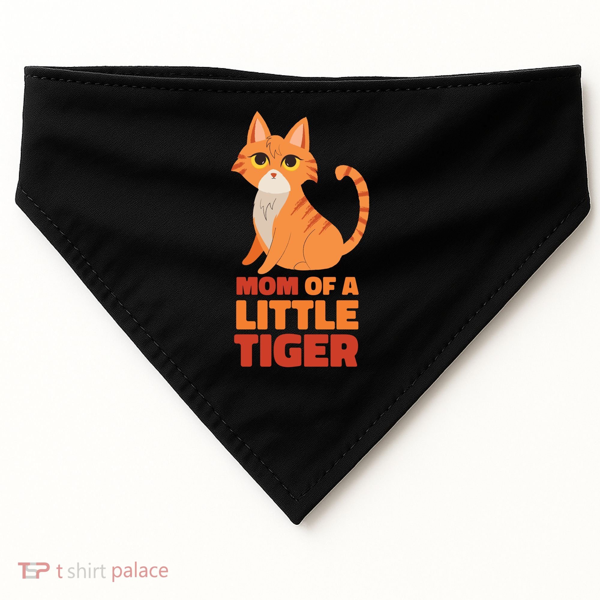 Mom Of A Little Tiger USA-Made Doggie Bandana