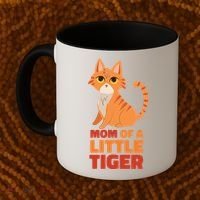 Mom Of A Little Tiger Coffee Mug thumb 2