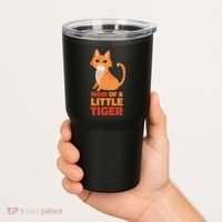 Mom Of A Little Tiger Tumbler thumb 2