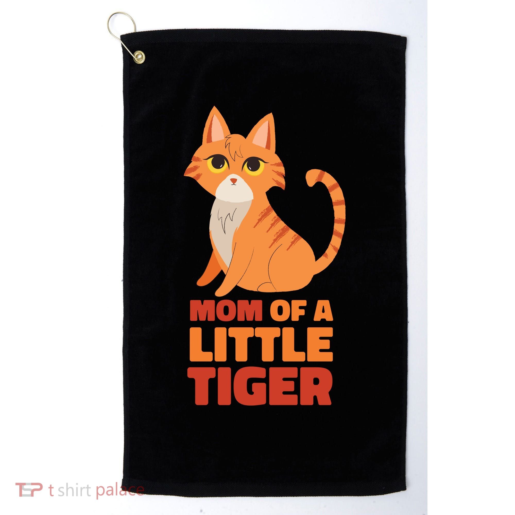 Mom Of A Little Tiger Golf Towel