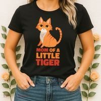 Mom Of A Little Tiger Women's T-Shirt thumb 2