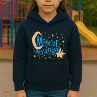 Mom Of An Angel Kids Hoodie thumb 3