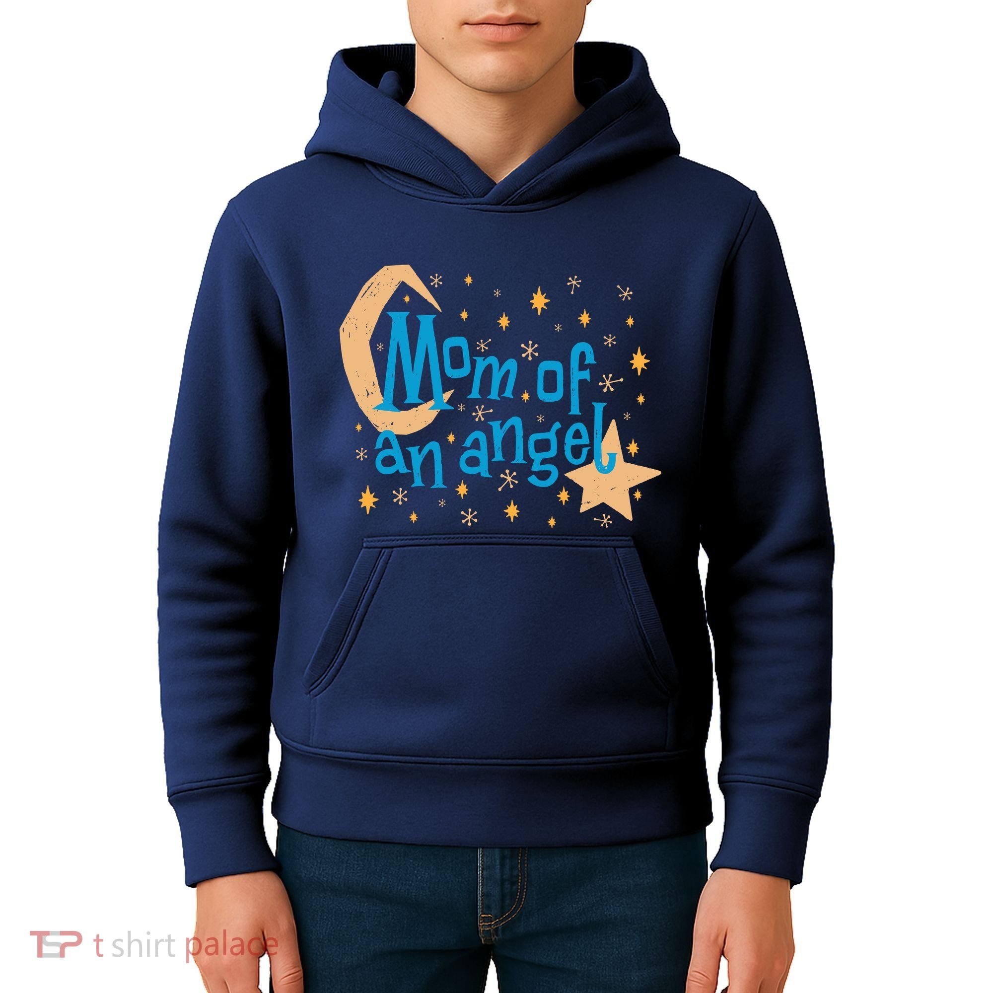 Mom Of An Angel Kids Hoodie