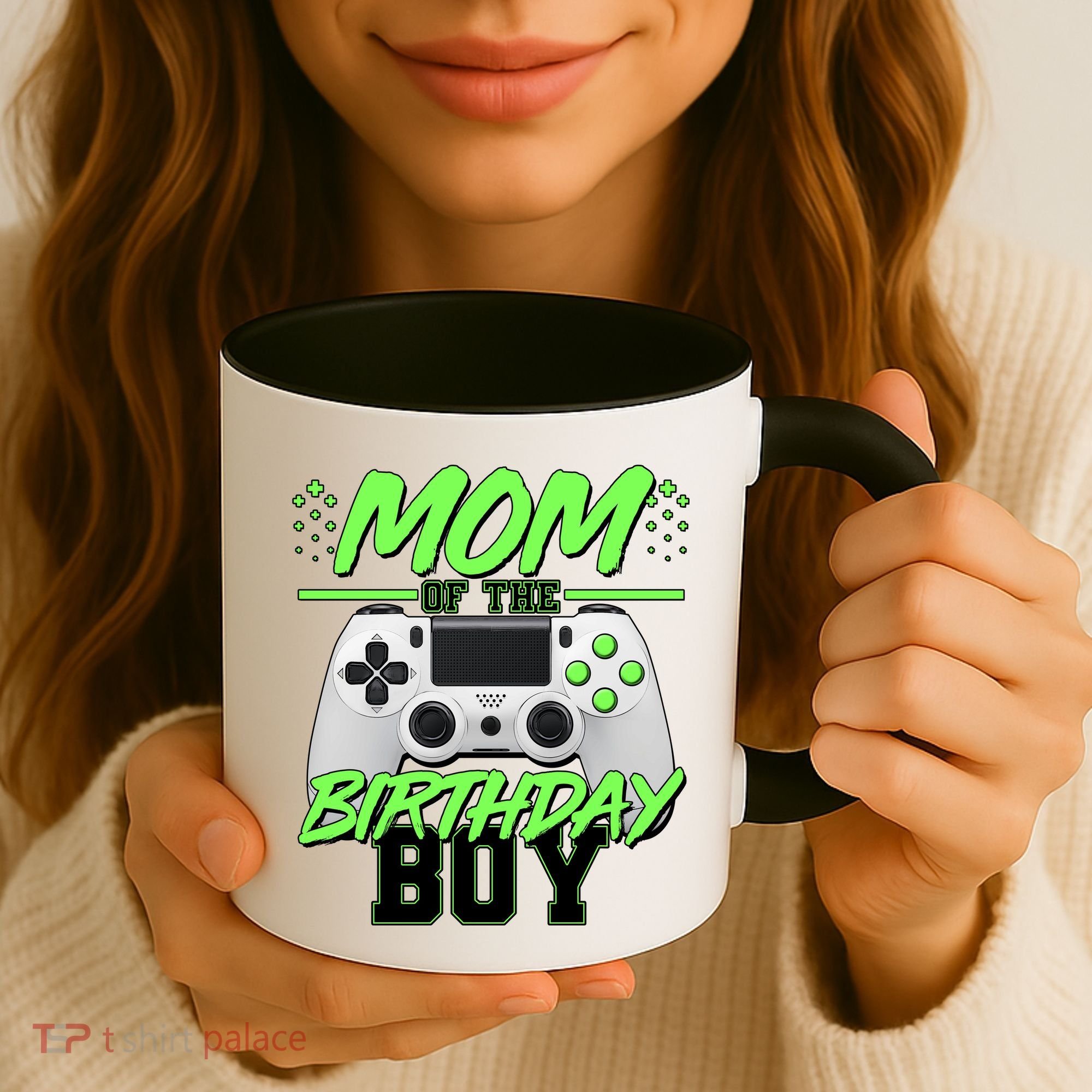 Mom Of Birthday Boy Video Gamer Coffee Mug