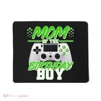 Mom Of Birthday Boy Video Gamer Mousepad thumb 0
