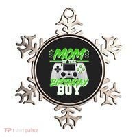 Mom Of Birthday Boy Video Gamer Ornament thumb 0