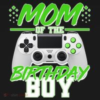 Mom Of Birthday Boy Video Gamer Ornament thumb 1
