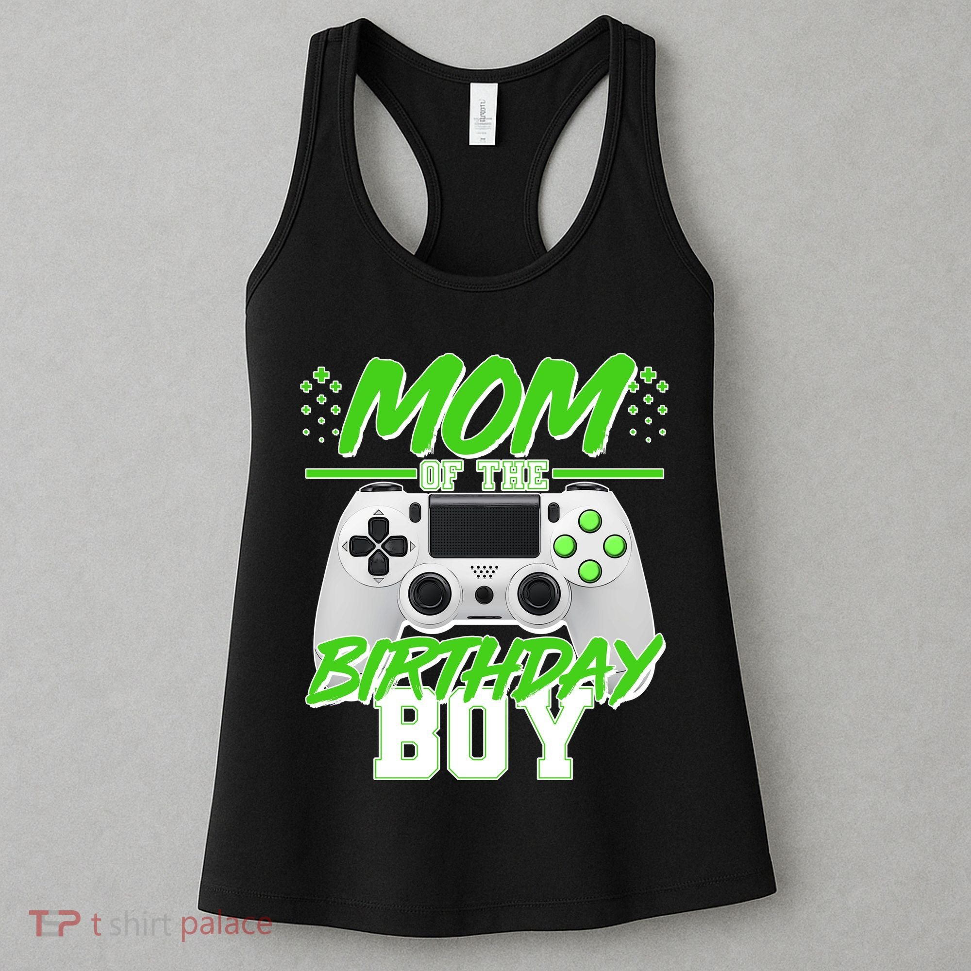 Mom Of Birthday Boy Video Gamer Women's Tank Top