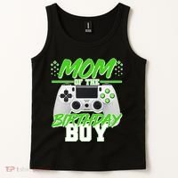 Mom Of Birthday Boy Video Gamer Tank Top thumb 2