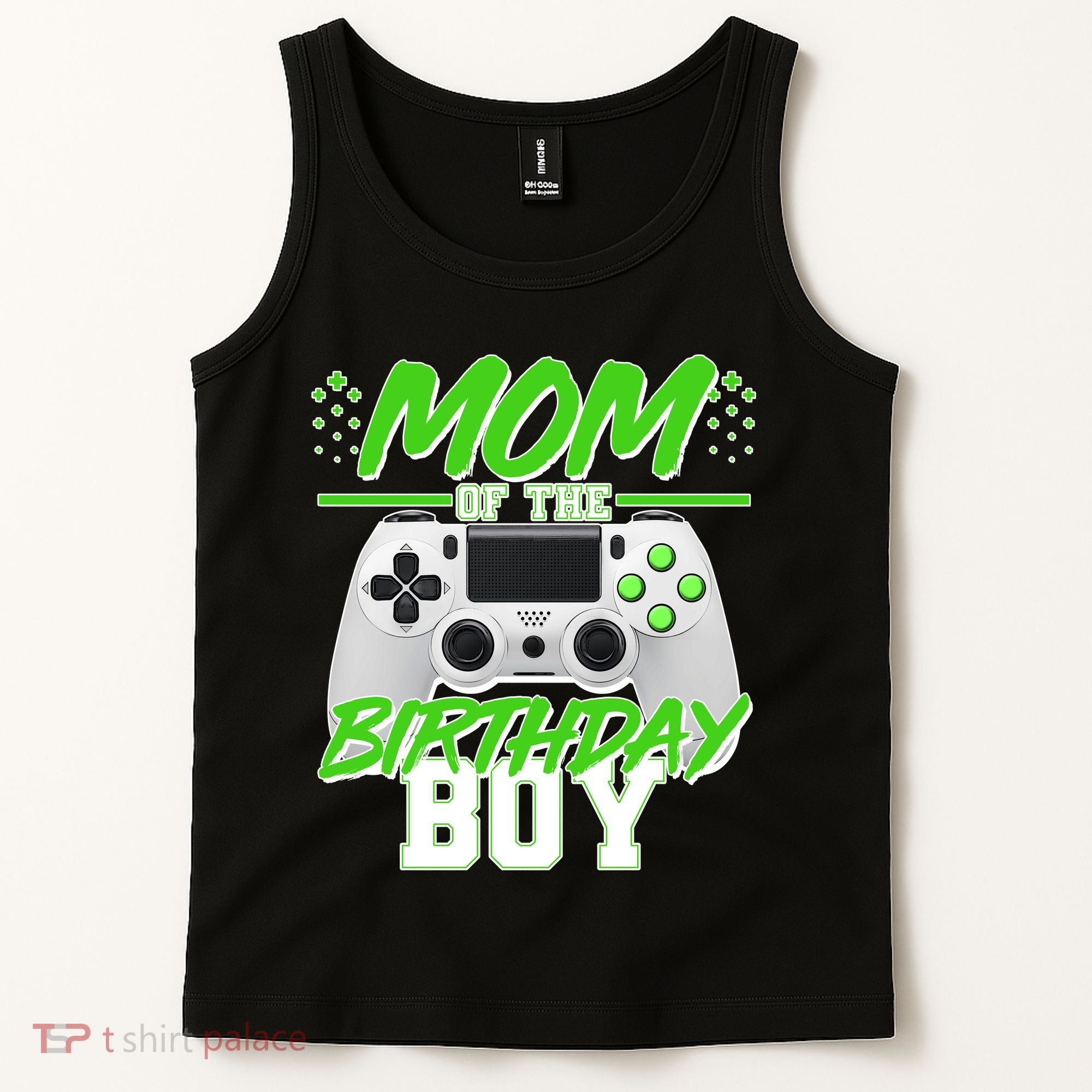 Mom Of Birthday Boy Video Gamer Tank Top
