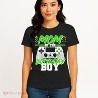 Mom Of Birthday Boy Video Gamer Women's T-Shirt thumb 4