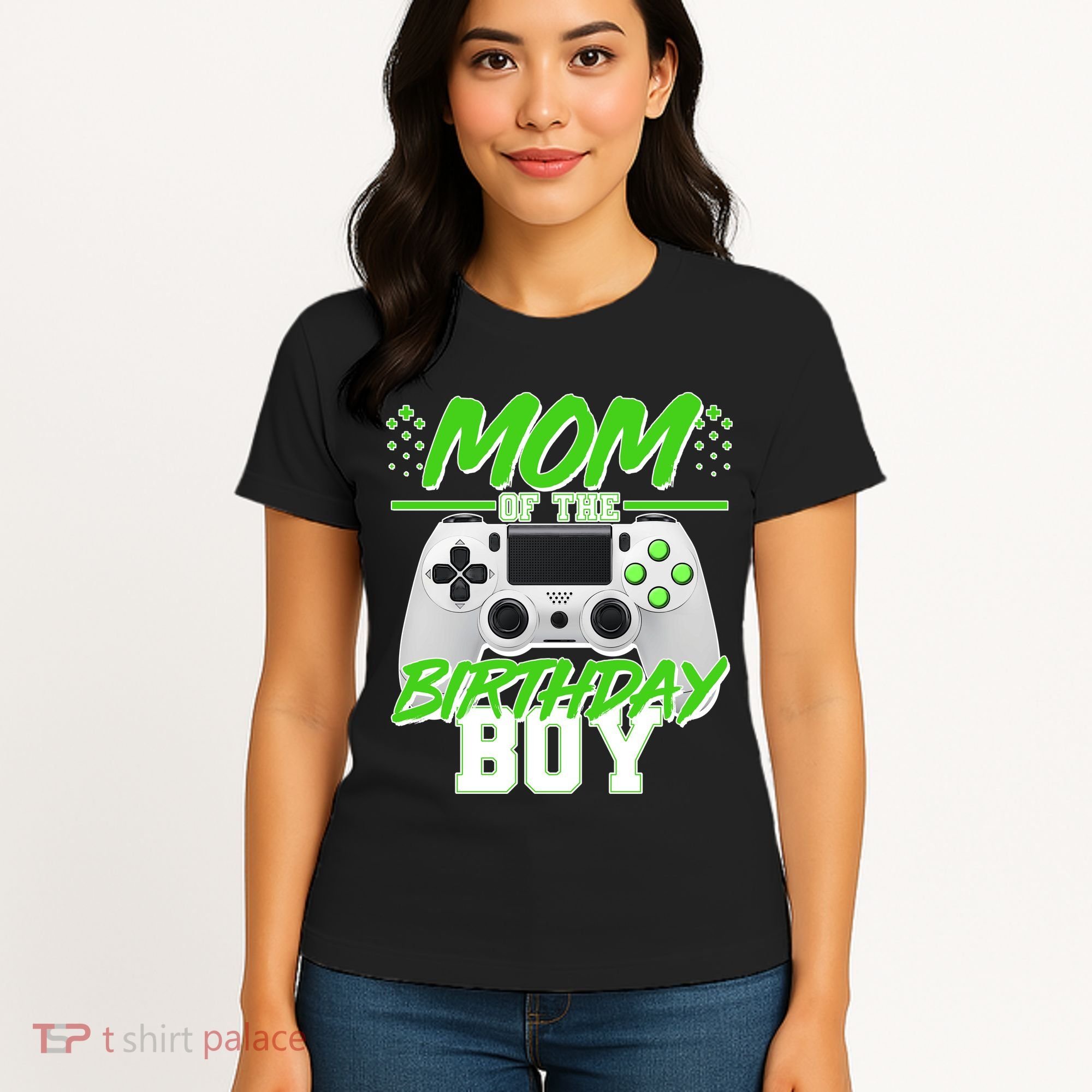 Mom Of Birthday Boy Video Gamer Women's T-Shirt
