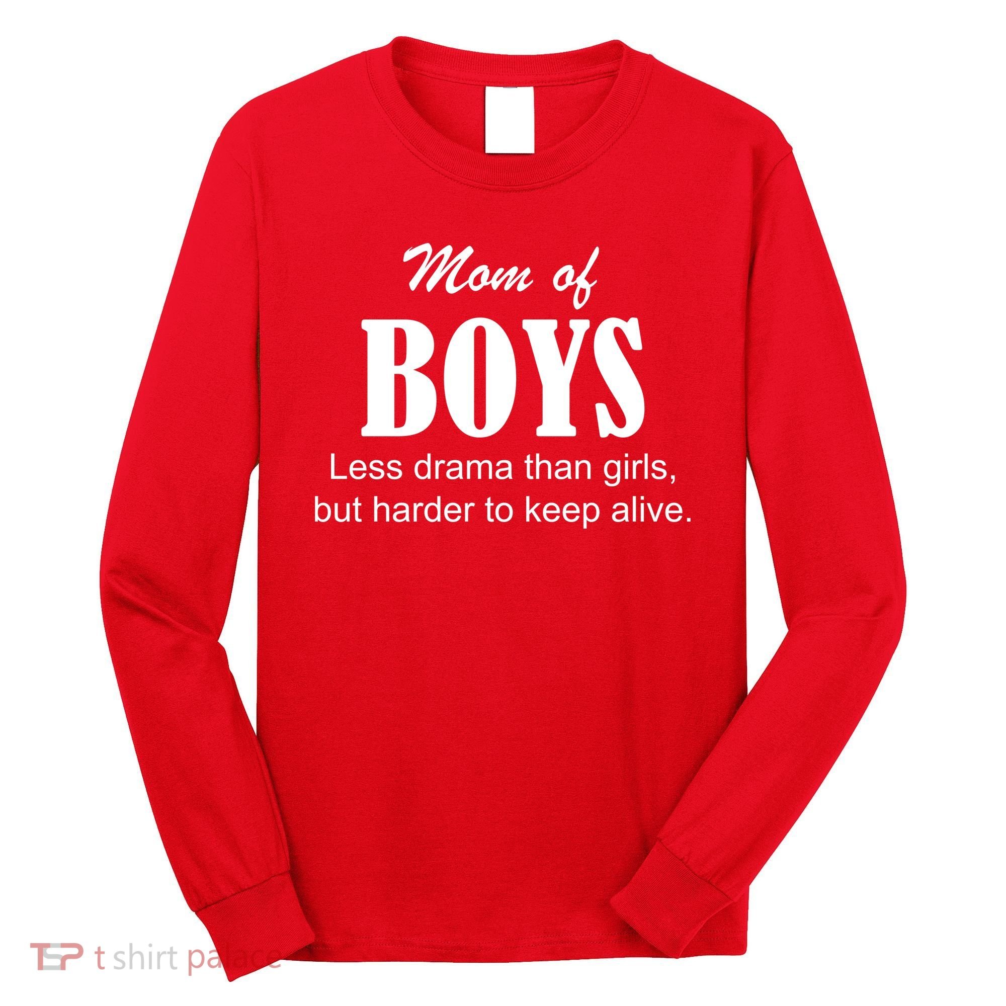 Mom Of Boys Long Sleeve Shirt