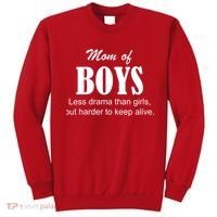 Mom Of Boys Sweatshirt thumb 0