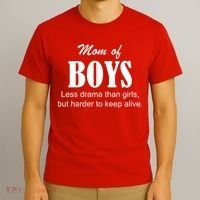 Mom Of Boys T-Shirt thumb 3
