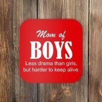 Mom Of Boys Coaster thumb 0