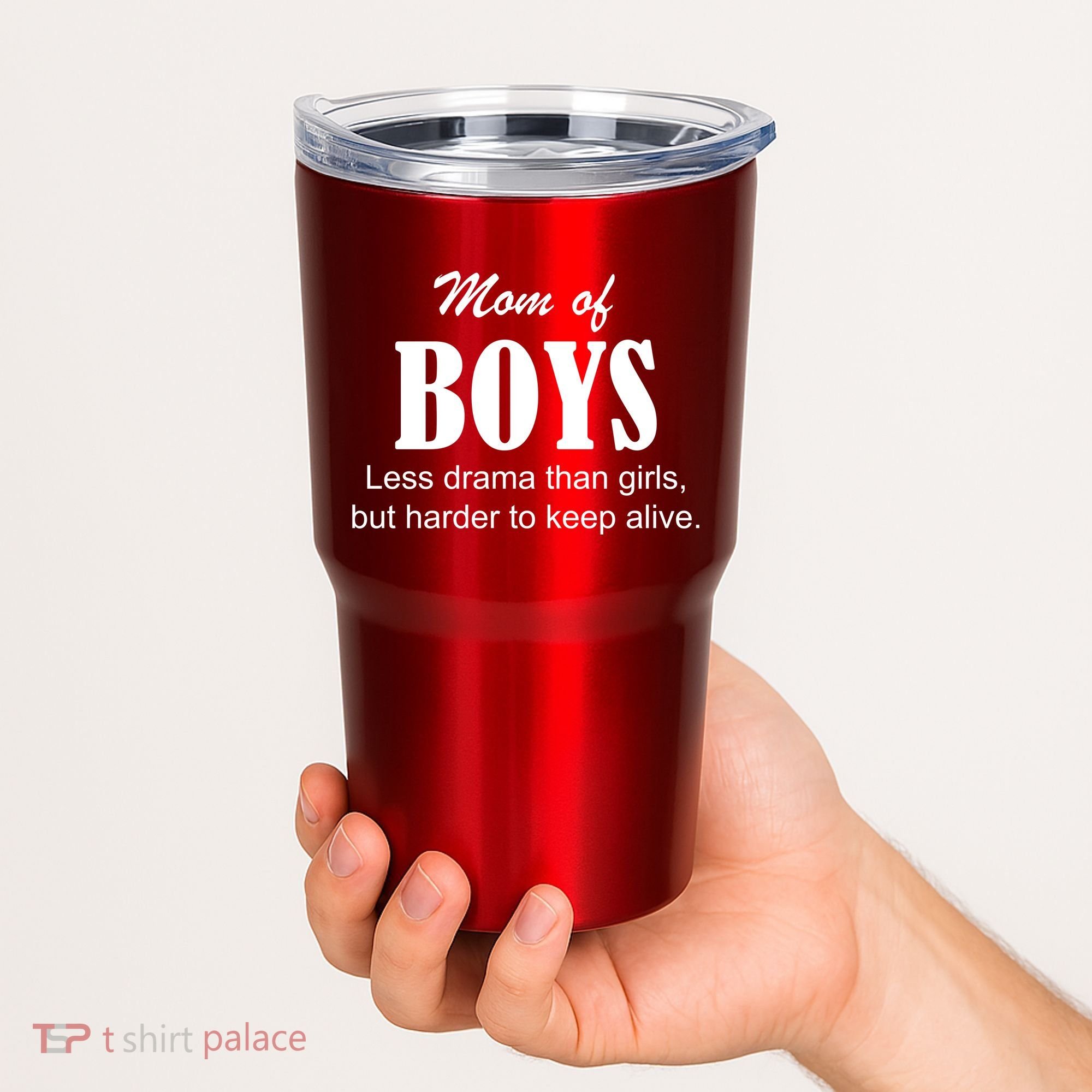 Mom Of Boys Tumbler