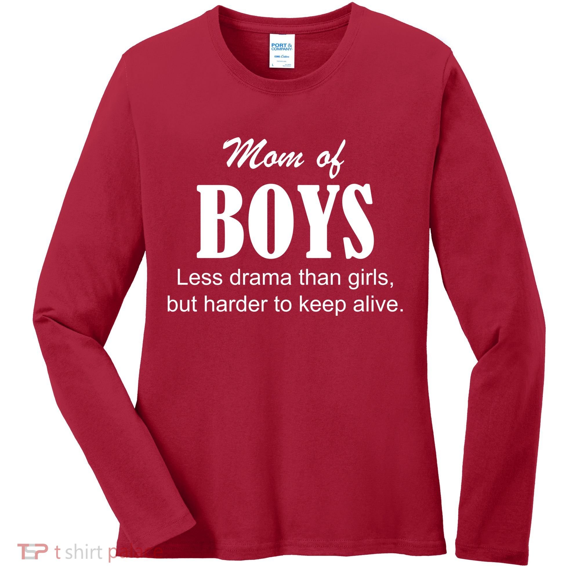 Mom Of Boys Women's Long Sleeve Shirt