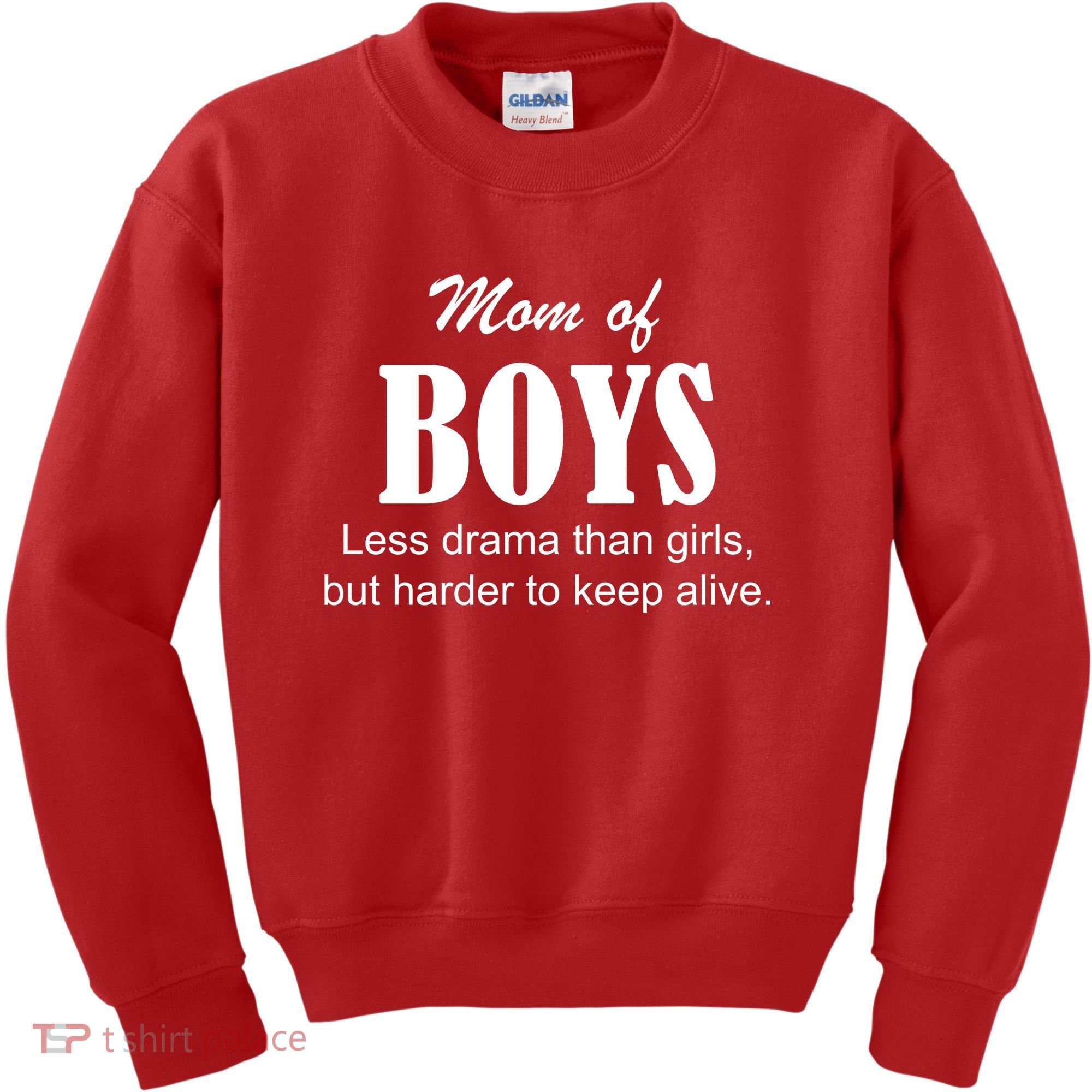 Mom Of Boys Kids Sweatshirt