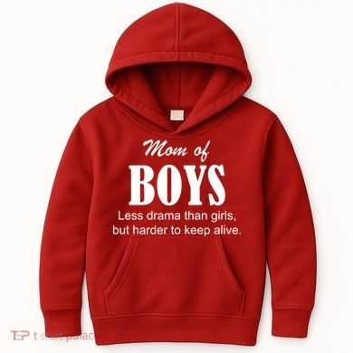 Mom Of Boys Kids Hoodie
