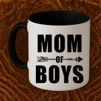 Mom of Boys Cute Mother's Day Coffee Mug thumb 2