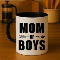 Mom of Boys Cute Mother's Day Coffee Mug thumb 4