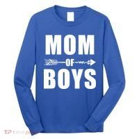 Mom of Boys Cute Mother's Day Long Sleeve Shirt thumb 0