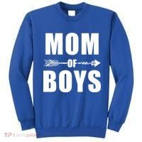 Mom of Boys Cute Mother's Day Sweatshirt thumb 0