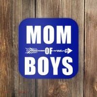 Mom of Boys Cute Mother's Day Coaster thumb 0