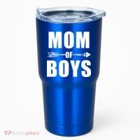 Mom of Boys Cute Mother's Day Tumbler thumb 0
