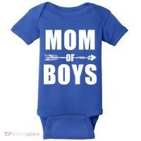 Mom of Boys Cute Mother's Day Baby Bodysuit thumb 0