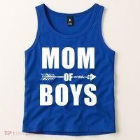 Mom of Boys Cute Mother's Day Tank Top thumb 2