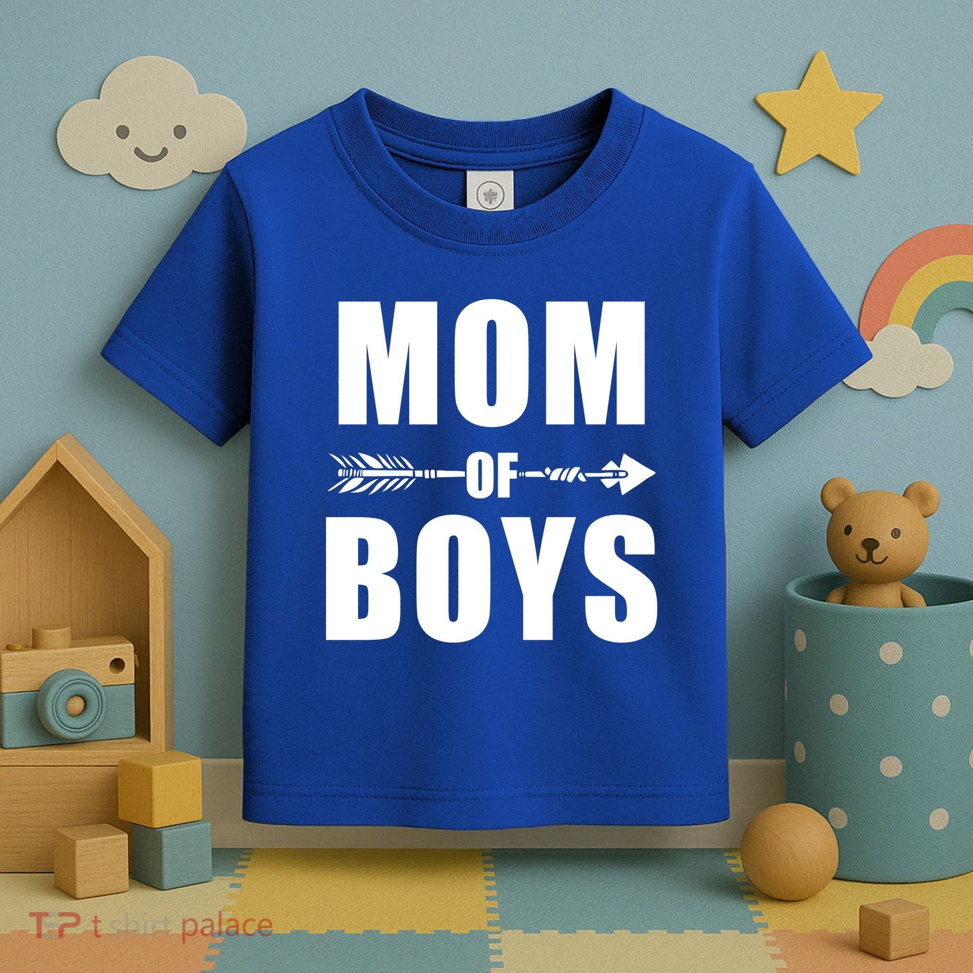 Mom of Boys Cute Mother's Day Toddler T-Shirt