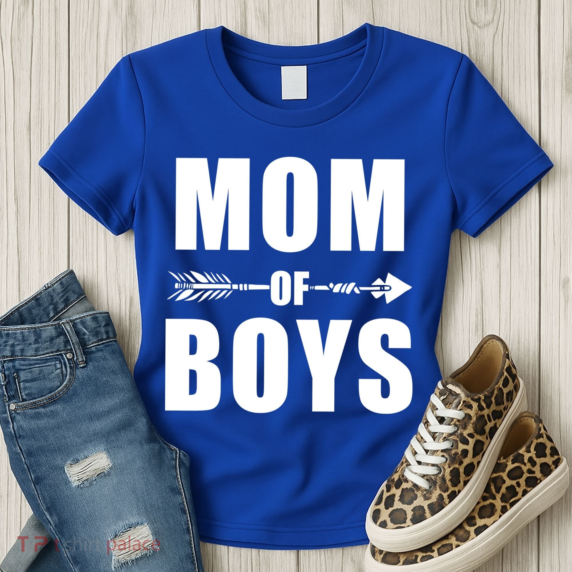 Mom of Boys Cute Mother's Day Women's T-Shirt
