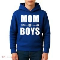 Mom of Boys Cute Mother's Day Kids Hoodie thumb 4