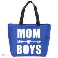 Mom of Boys Cute Mother's Day Tote Bag thumb 0