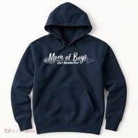 Mom Of Boys Outnumbered  Hoodie thumb 0