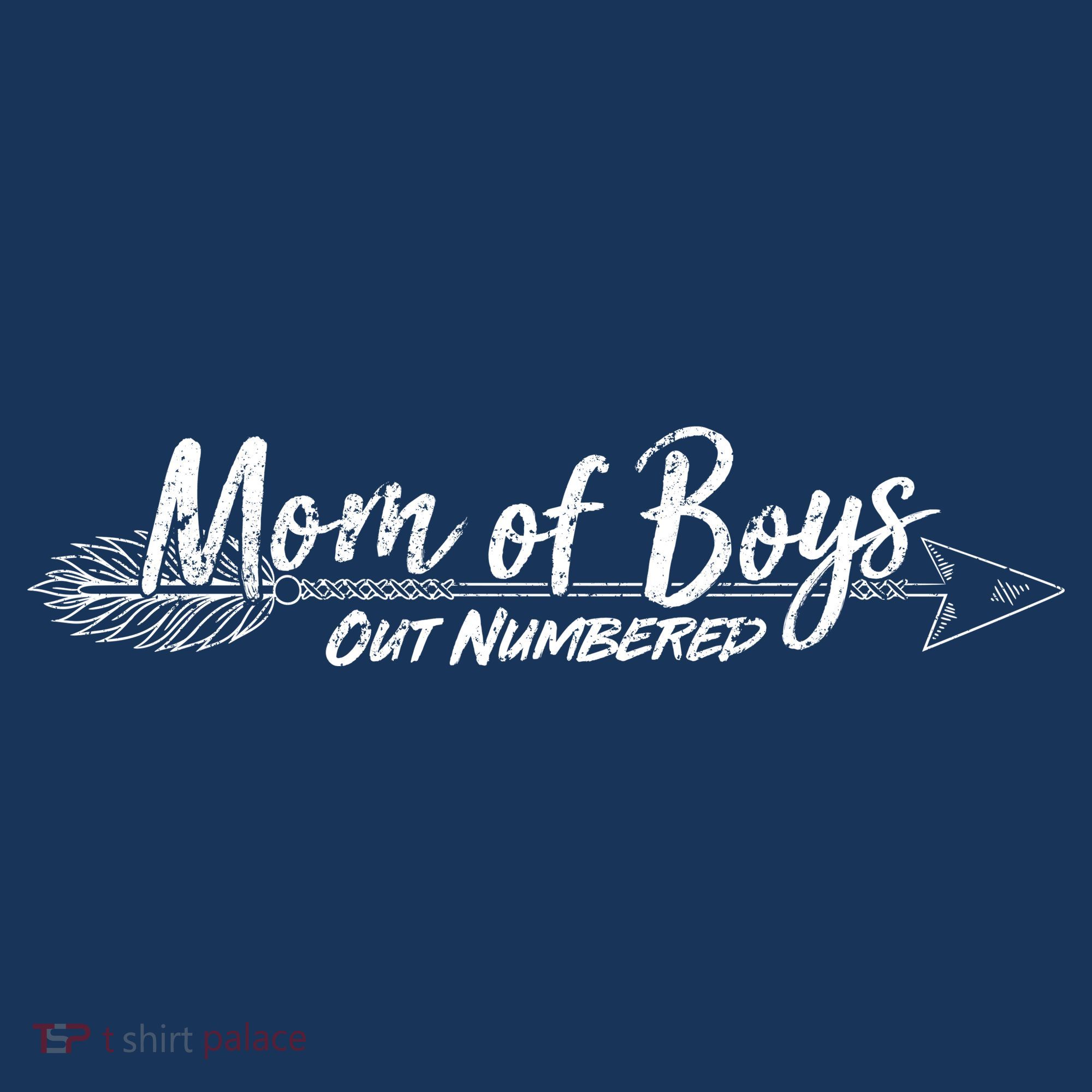 Mom Of Boys Outnumbered  Hoodie
