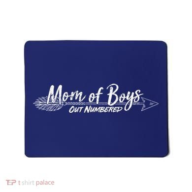 Mom Of Boys Outnumbered  Mousepad