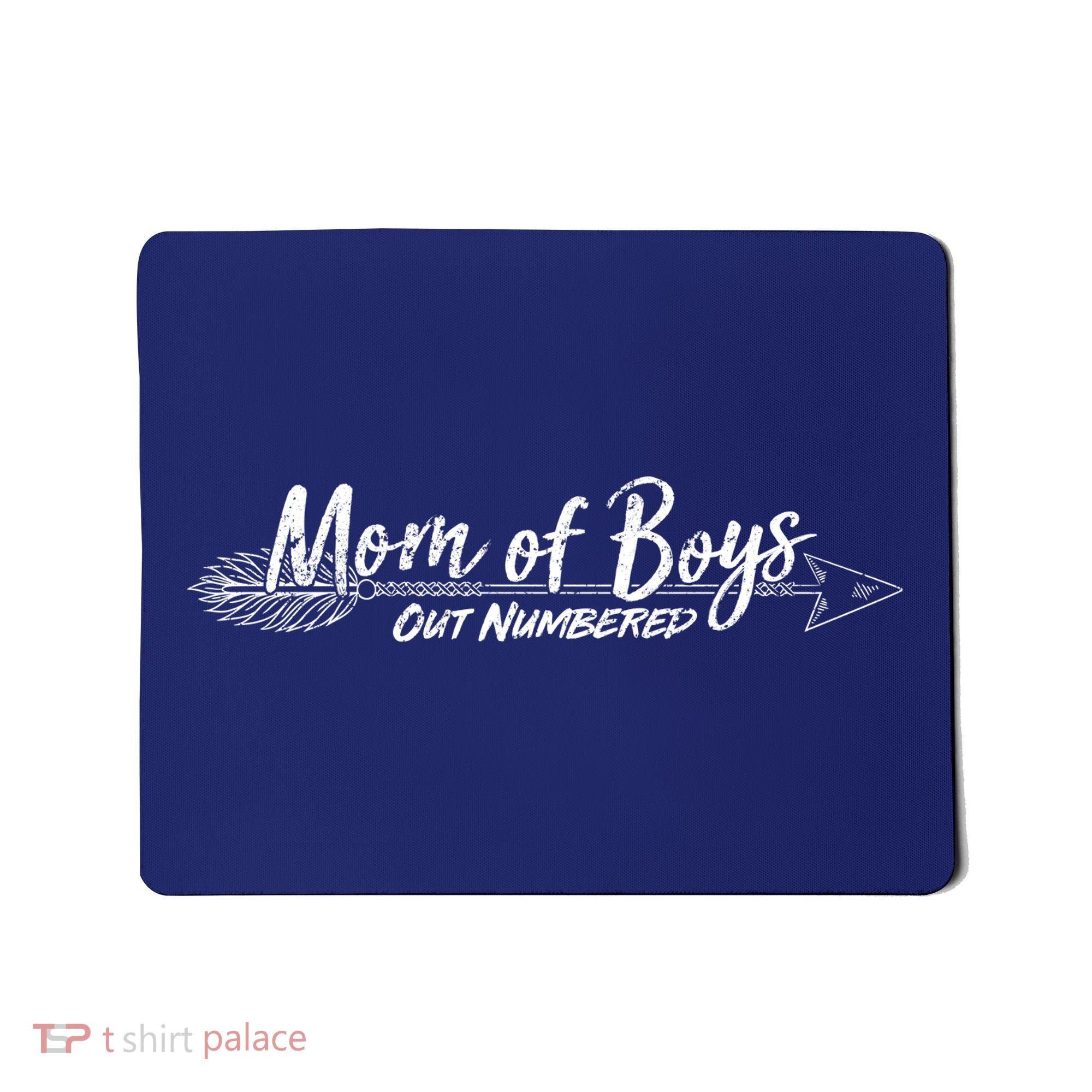Mom Of Boys Outnumbered  Mousepad