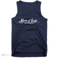 Mom Of Boys Outnumbered  Tank Top thumb 0