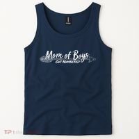 Mom Of Boys Outnumbered  Tank Top thumb 2