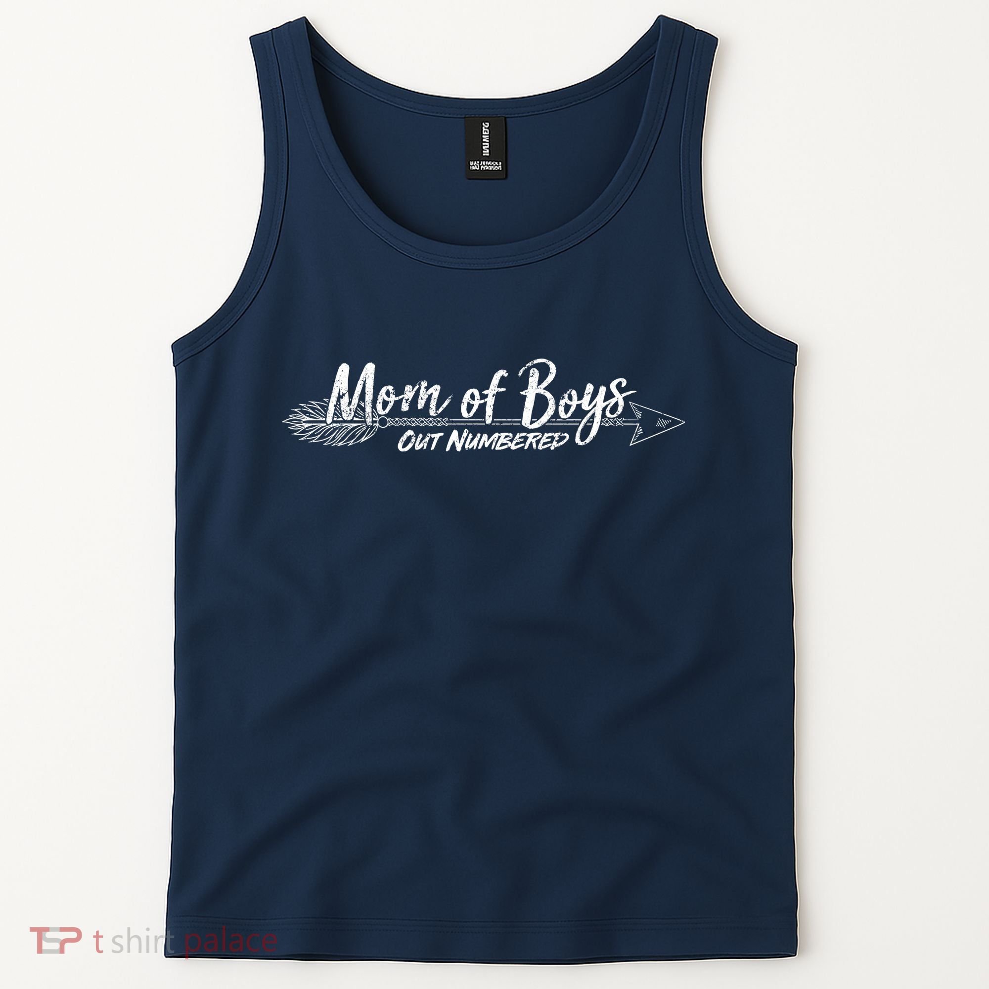 Mom Of Boys Outnumbered  Tank Top