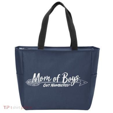 Mom Of Boys Outnumbered  Tote Bag