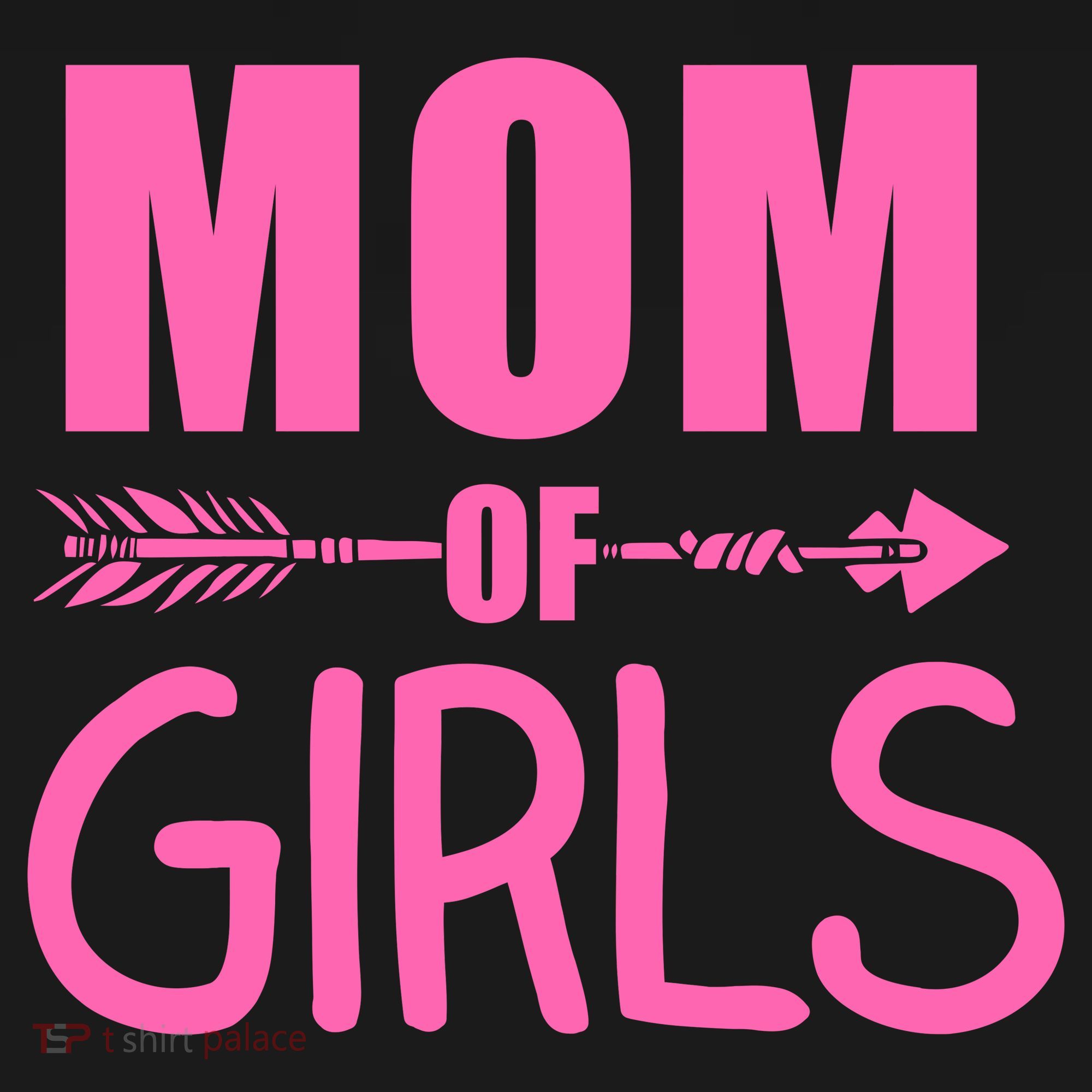 Mom of Girls Cute Mother's Day Women's Hoodie