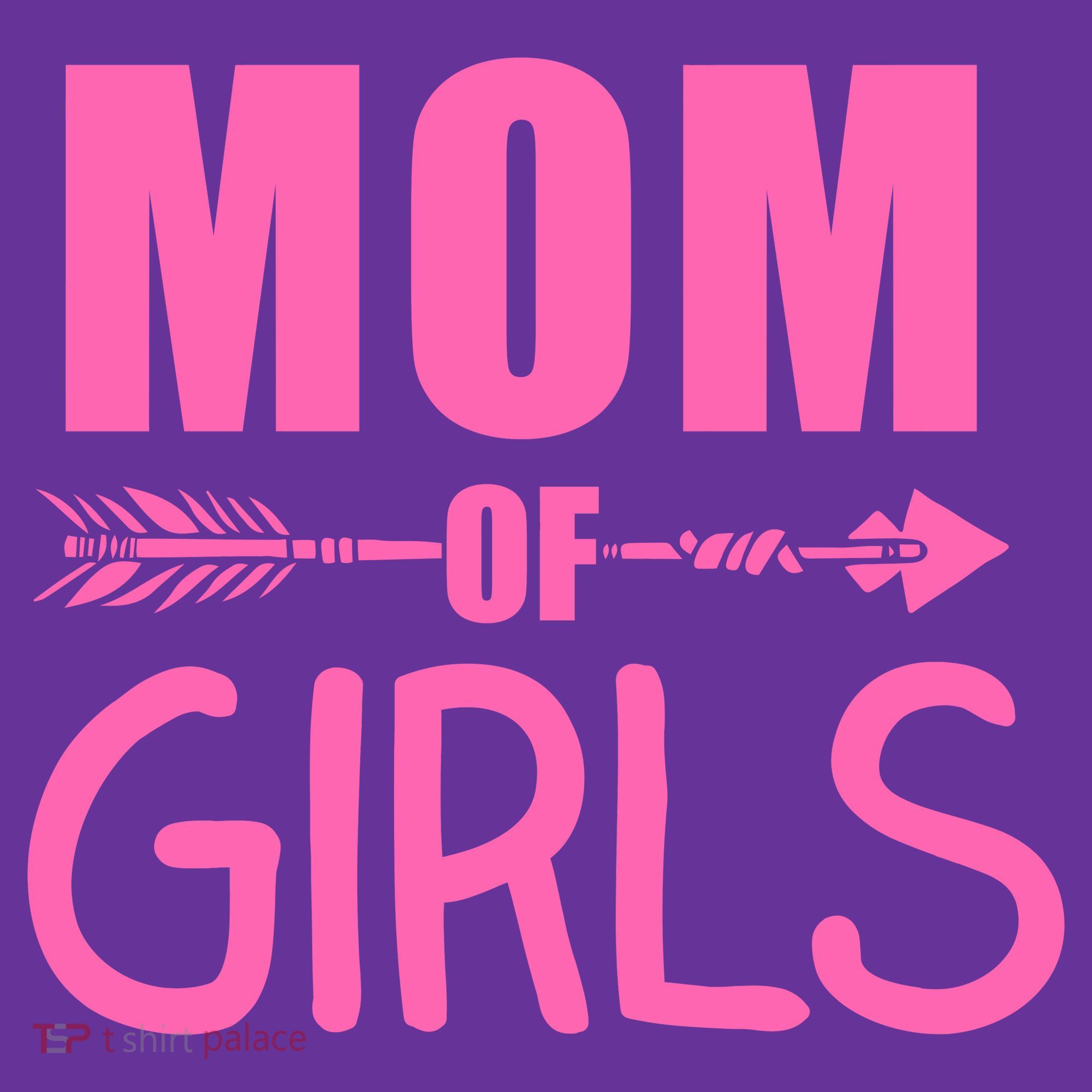 Mom of Girls Cute Mother's Day T-Shirt
