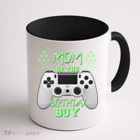 Mom Of The Birthday Boy Coffee Mug thumb 1